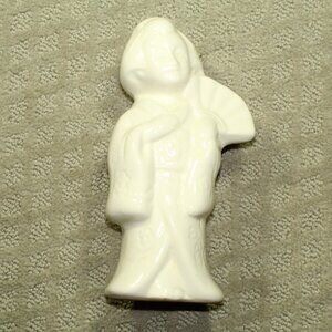 Vintage Benihana Ceramic Solid White Geisha Girl Tiki Mug Cocktail Kimono Tokyo